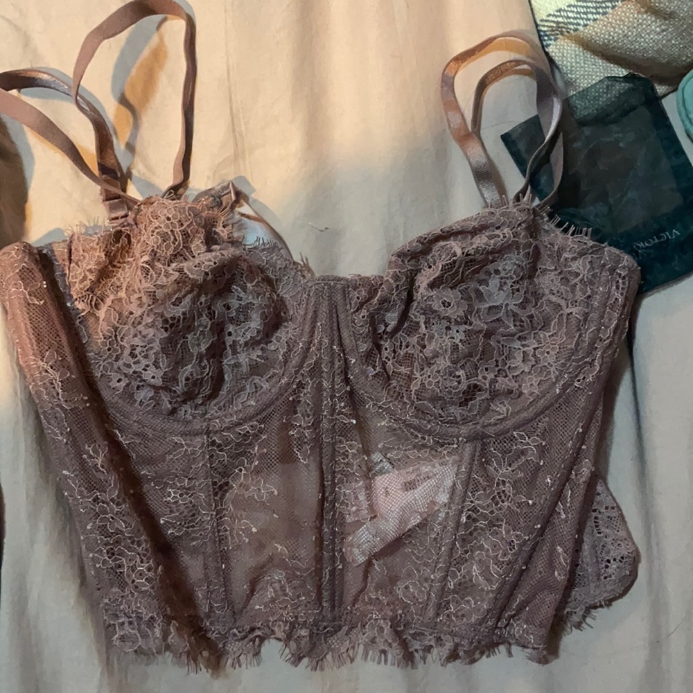Brand new Victoria’s Secret embroidered corset